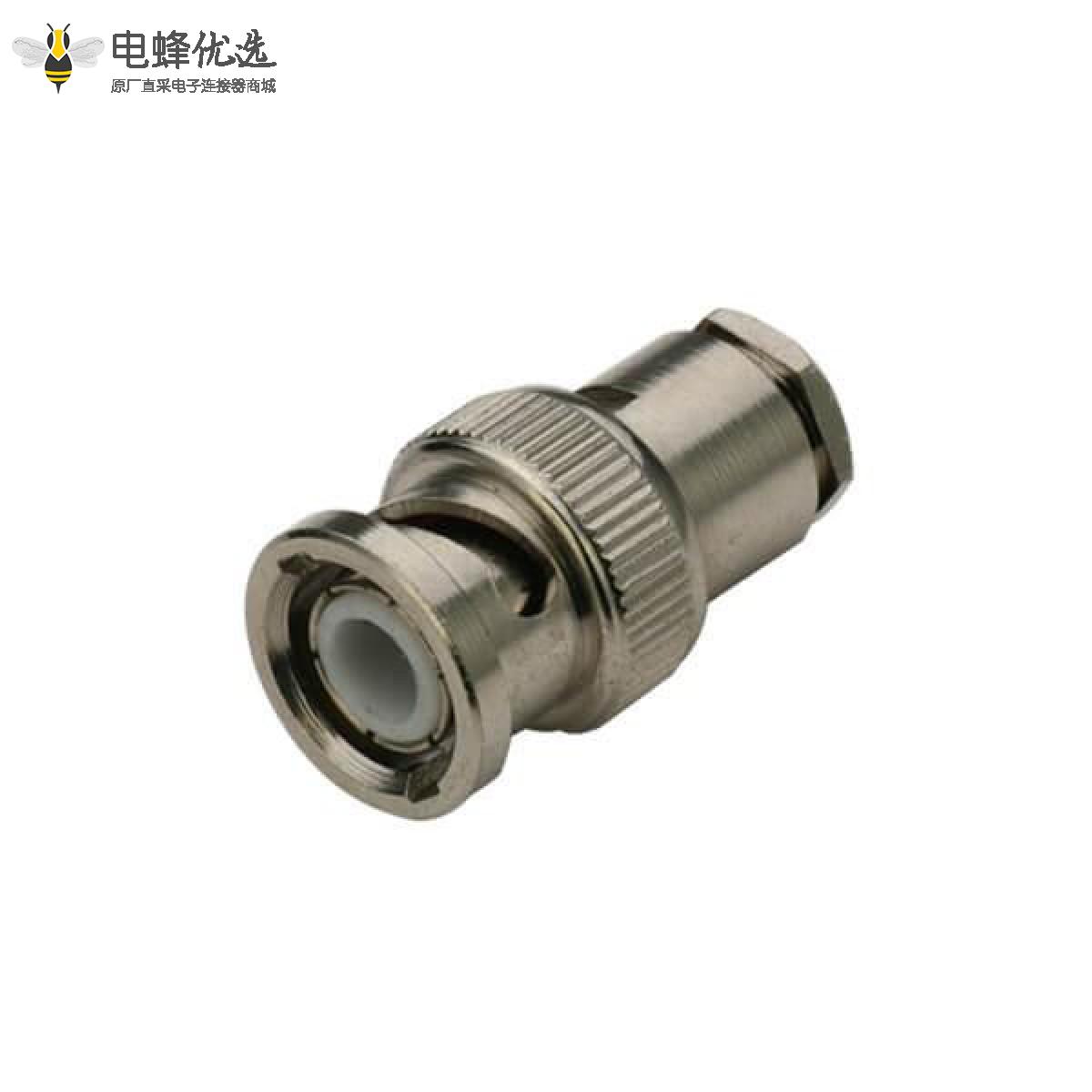 BNC直式公頭50歐姆鋅合金接SYV-50-7-1同軸電纜